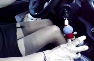 角質の女性がダブル浸透によって二つの黒檀 ...